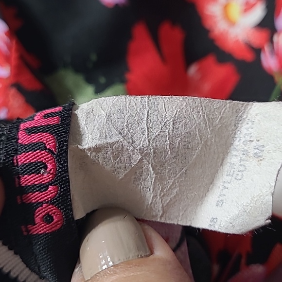 VINTAGE 90’S BRILLIANT FLORAL WATERCOLOR PRINT BY BLUSH. SIZE M - Picture 7 of 7